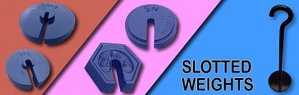 Slotted weights with Hanger