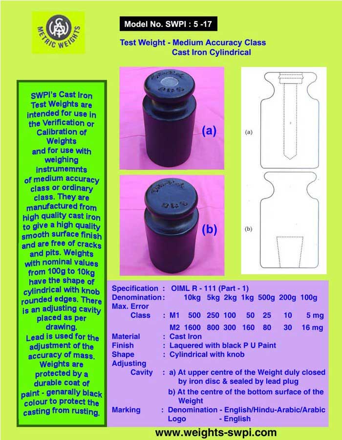 Cylindrical Weights