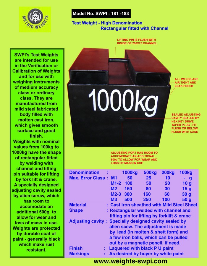 Test Weights